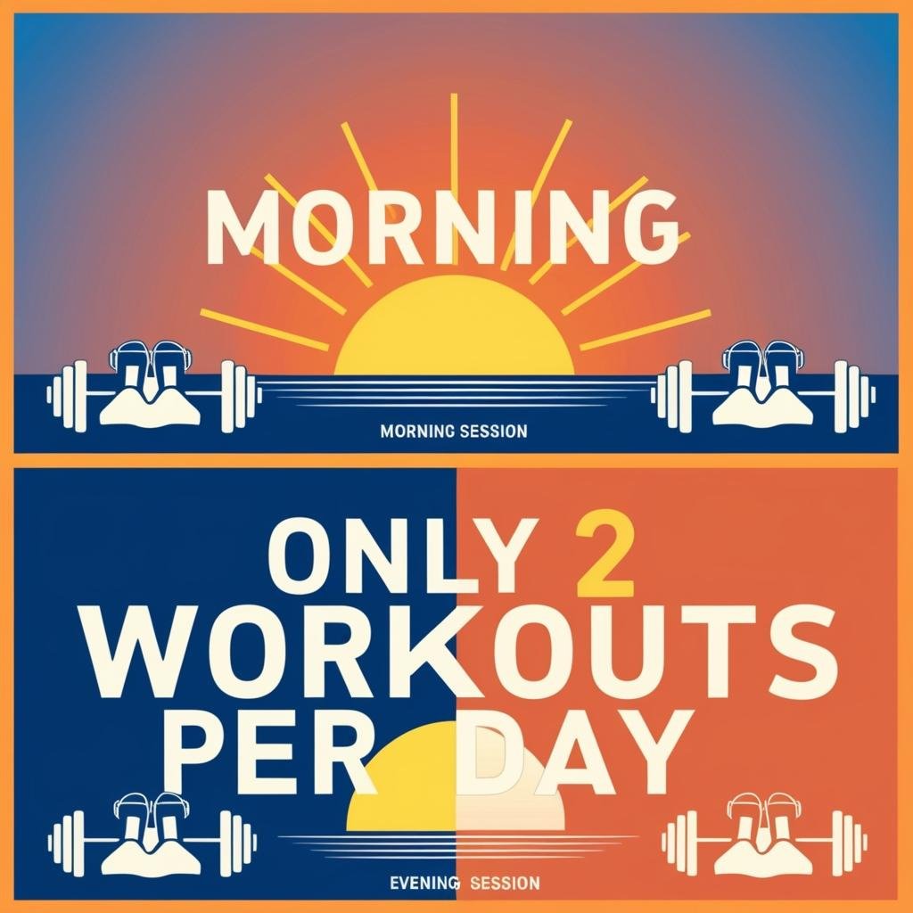 How and Why to Do Only Two Workouts a Day - Complete Guide