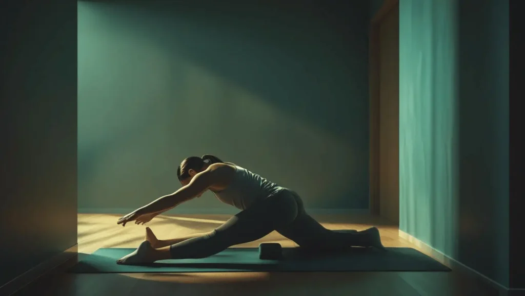 How to start exercising at home for beginners comfortable living room setup