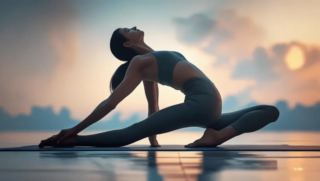 Yin Yoga deep stretching poses for flexibility and mindfulness